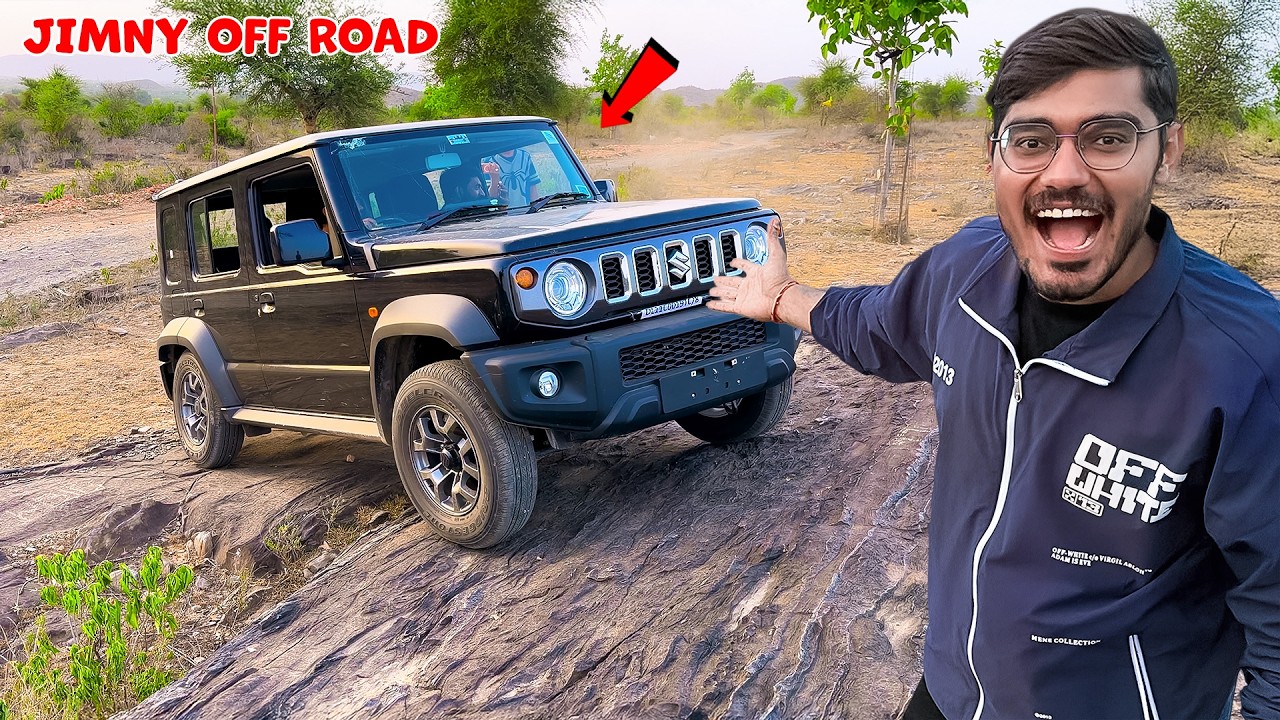 New Gimny को पहाड़ पे चढ़ा दिया😱 | Extreme Off-Road Test of Maruti Jimny