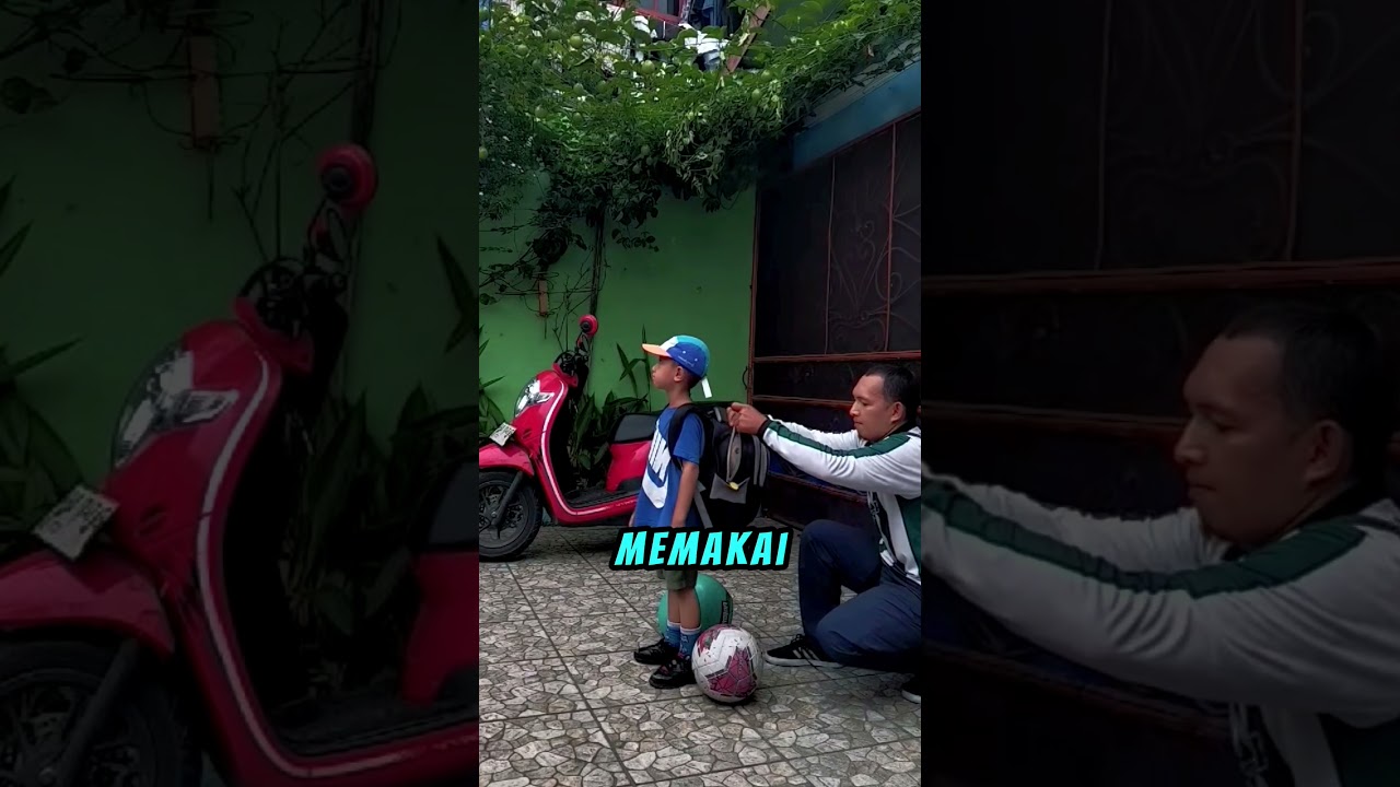 Kejar-kejaran di Pagi Hari⚽️🎒 #shortviral