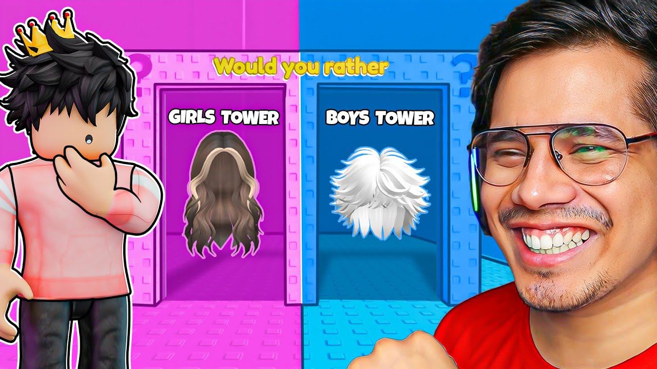 WOULD YOU RATHER: GIRL VS BOY ROBLOX 😱