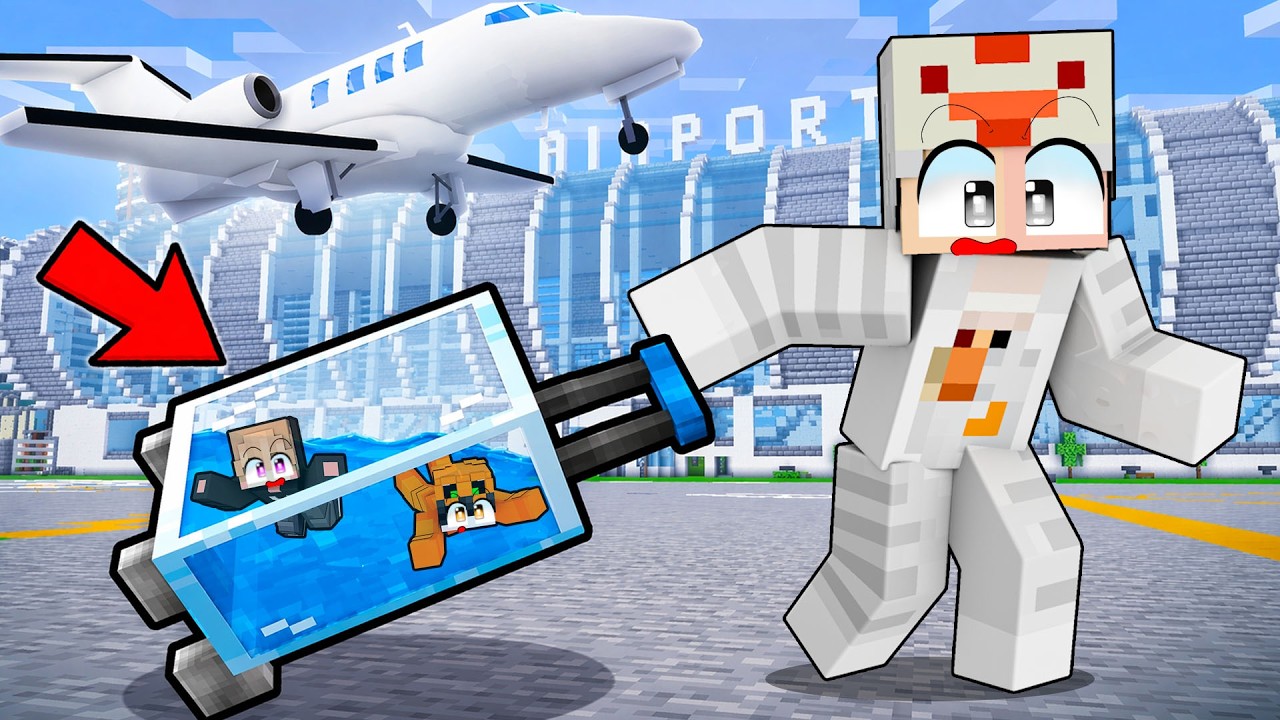 AKU BUAT KOLAM RENANG RAHASIA DI KOPER TEMANKU… DIA GAK NYADAR?! DI MINECRAFT!!