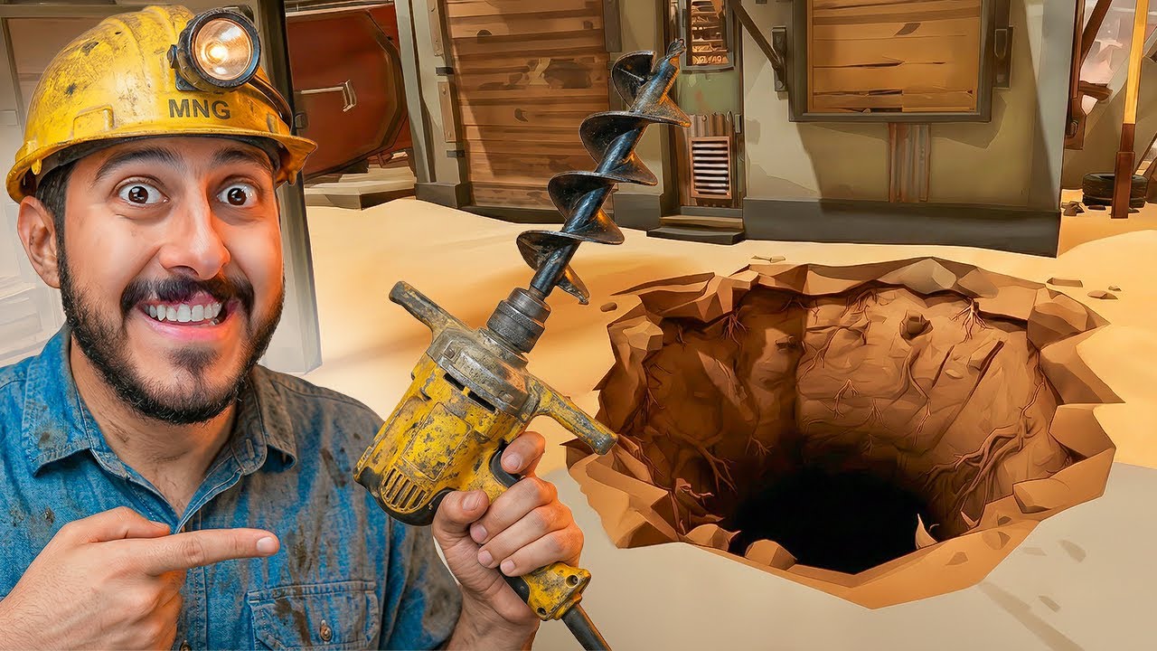 الدريل في محاكي الحفره اسطوري !