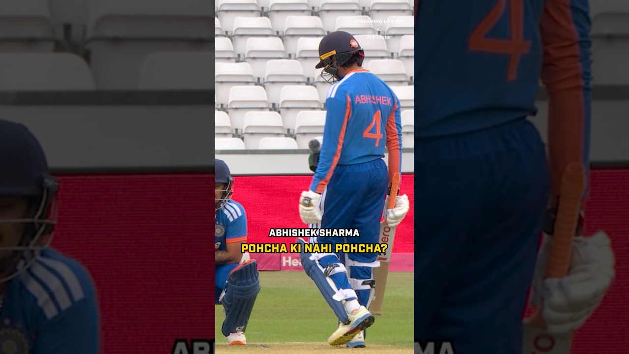 A post run-out conversation between Abhishek Sharma and Ishan Kishan. | #ENGvIND