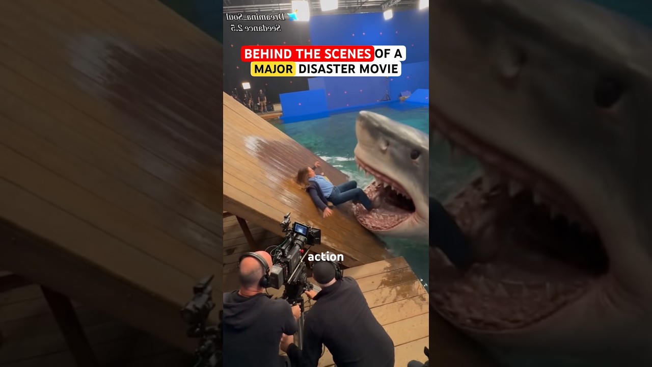 BEHIND THE SCENES OF MAJOR DISASTER MOVIE 🎥🍿 #movie #behindthescenes #shorts
