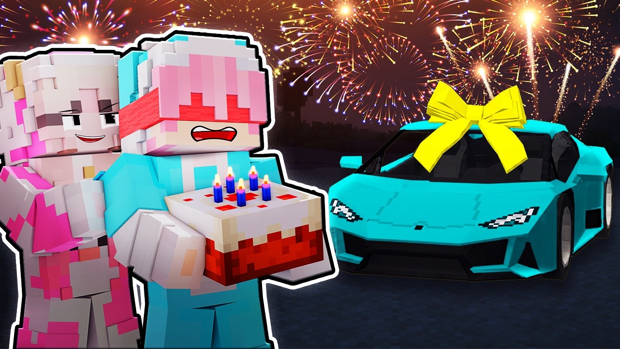 MOMON KASIH KEJUTAN HADIAH KE ATUN di MINECRAFT @BANGJBLOX