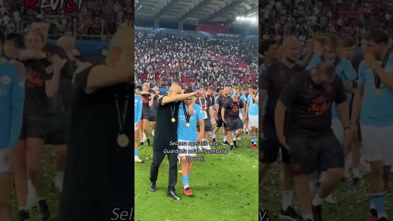City buatkan perpisahan terbaik di sejarah sepakbola untuk Guardiola 🤩