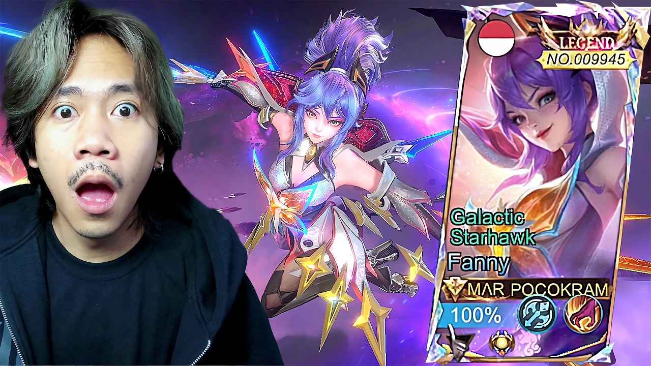 REVIEW SKIN LEGEND FANNY GALATIC STARHAWK - Mobile legends