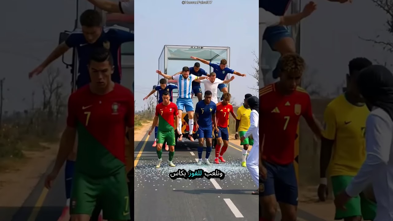 ⚽ رونالدو وميسي يهربان من السجن! 😱