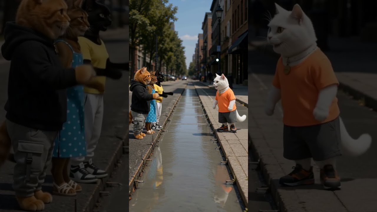 This Cat Has Zero Supervision and Zero Chill 😼 #shorts #comedy