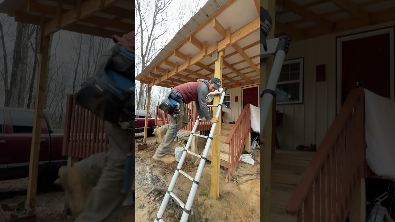 When the snow breaks down your lean to how to fix it ￼ - Published by Daily construction 