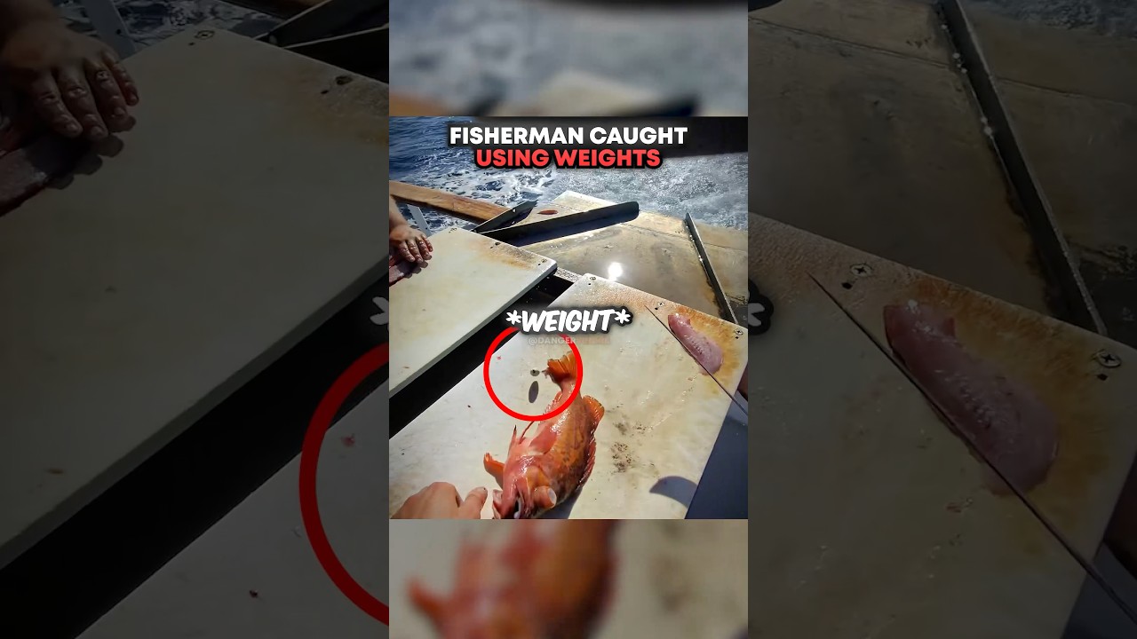 Fisherman CAUGHT Using Weights 🤯