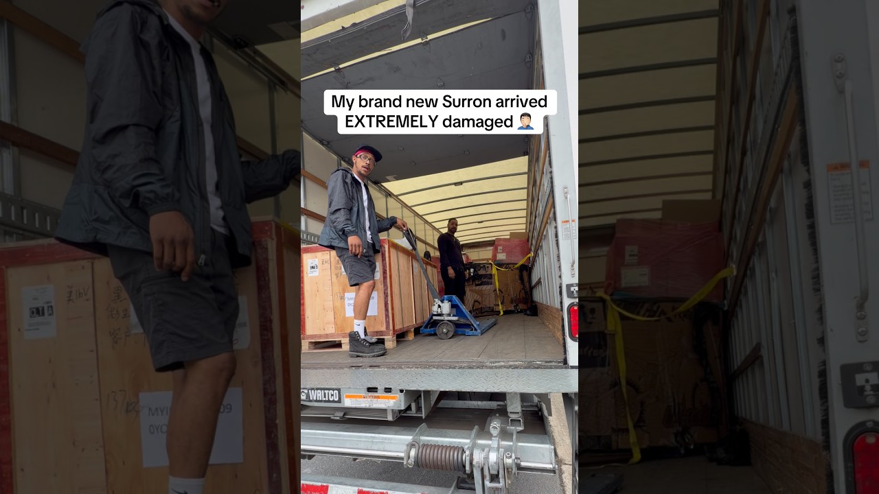 $7000 bike arriving like this is crazy #Surron #UltraBee #CommonTrafficMafia #Cars