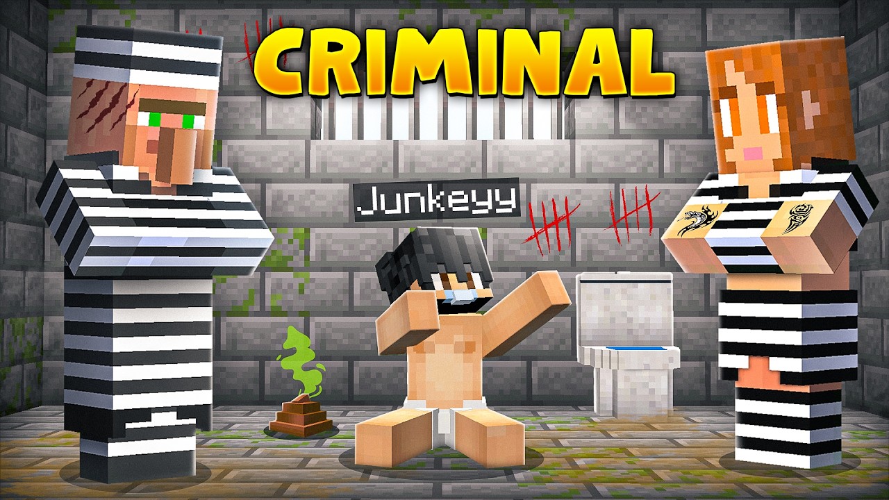 I Got ADOPTED by CRIMINAL FAMILY in Minecraft!