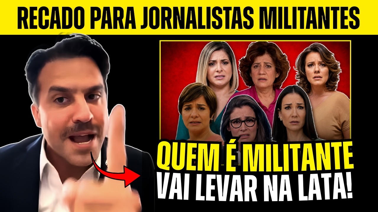 PABLO MARÇAL MANDA RECADO PARA JORNALISTAS MILITANTES! O PAU VAI QUEBRAR!