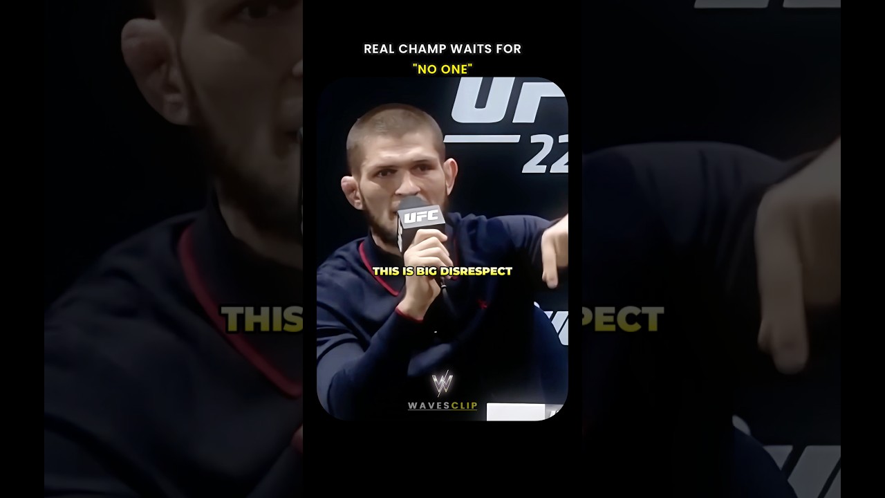 Khabib Refused to Wait for Conor McGregor