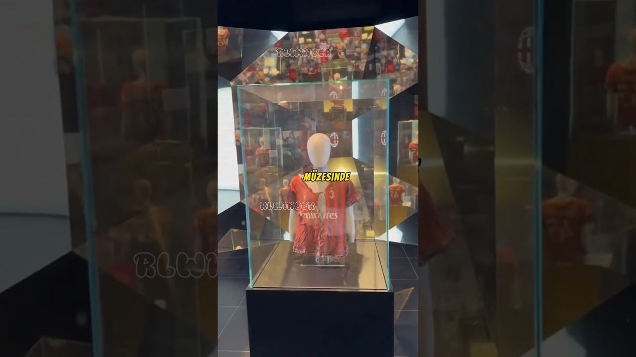MİLAN TAKIMI MÜZESİNDE NEDEN YIRTIK FORMA VAR 🤯😱 #shorts #short #football