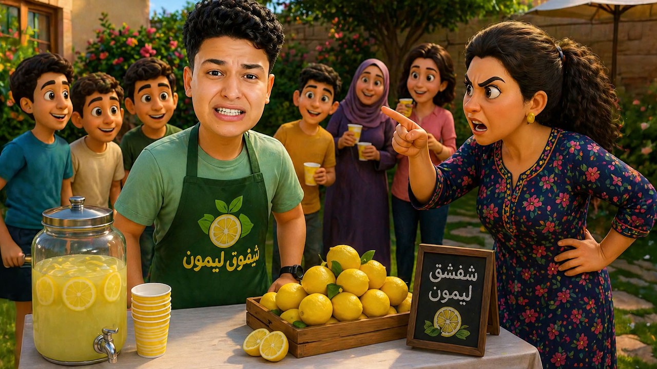 ثالث يوم فى مشروعى الجديد 😱 مامي مش عاوزة تعمل عصير الليمون I Sell Lemonade