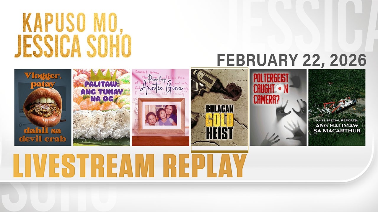 KMJS livestream February 22, 2026 Episode - Replay | Kapuso Mo, Jessica Soho