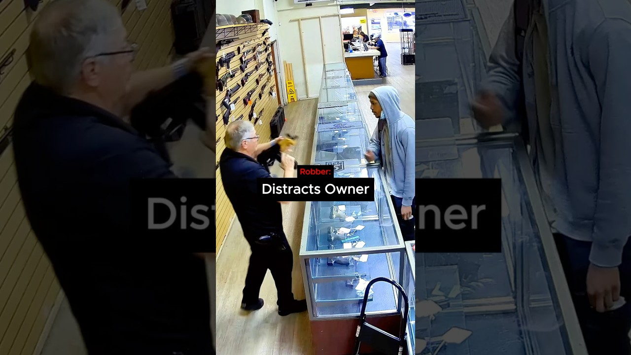 Store Owner Gets OutSmarted By Robber