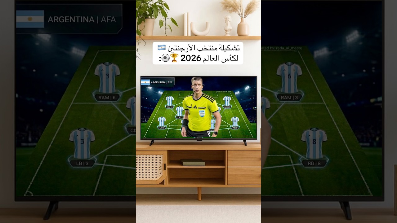 تشكيلة منتخب الأرجنتين 2026😂🇦🇷