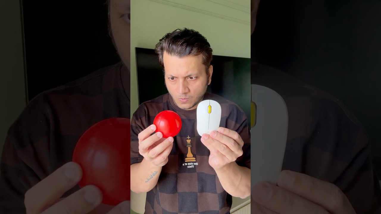 MOUSE BALL 🖱️⚾ #shorts #youtubeshorts #cricket #unboxing #ball #funny #gadgets
