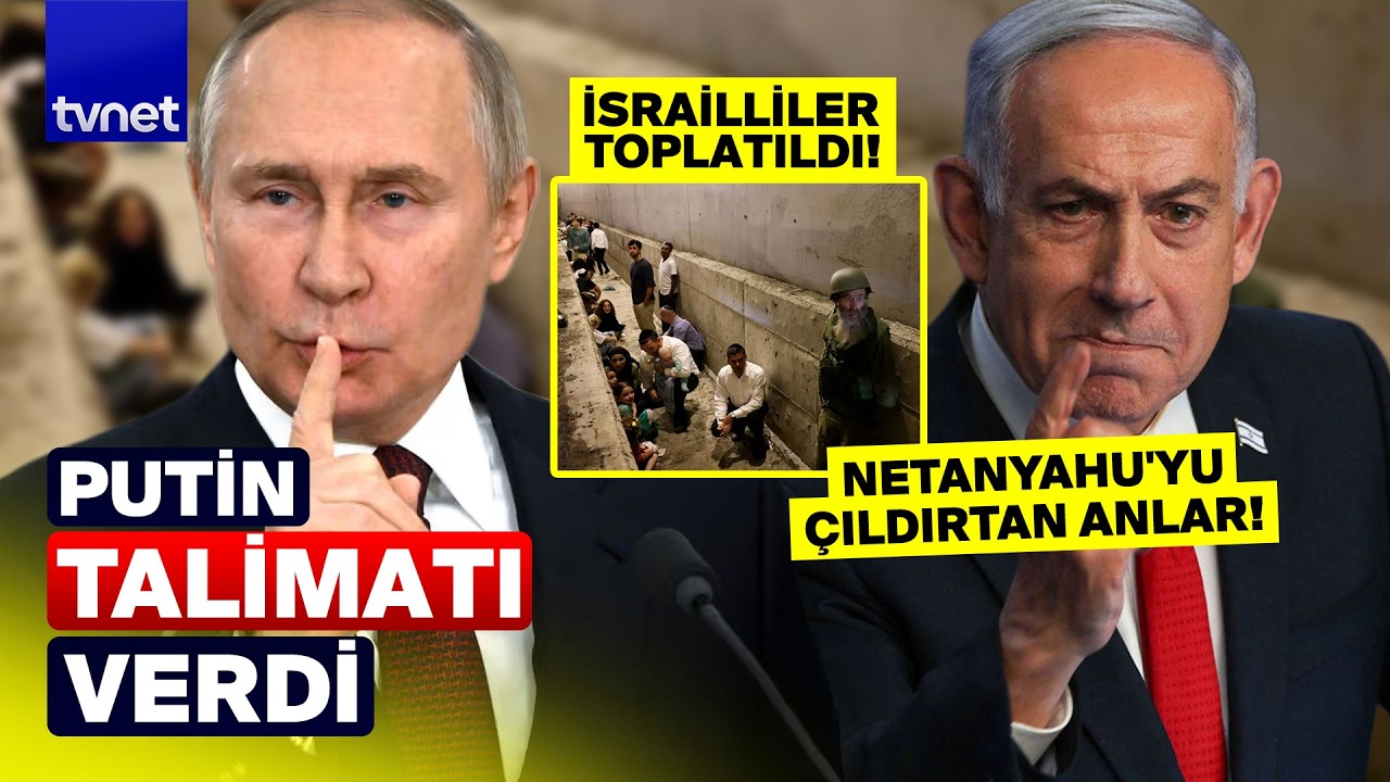 Putin Netanyahu'yu REZİL RÜSVA ETTİ! İsraillileri tek tek toplatıp paçavra etti!