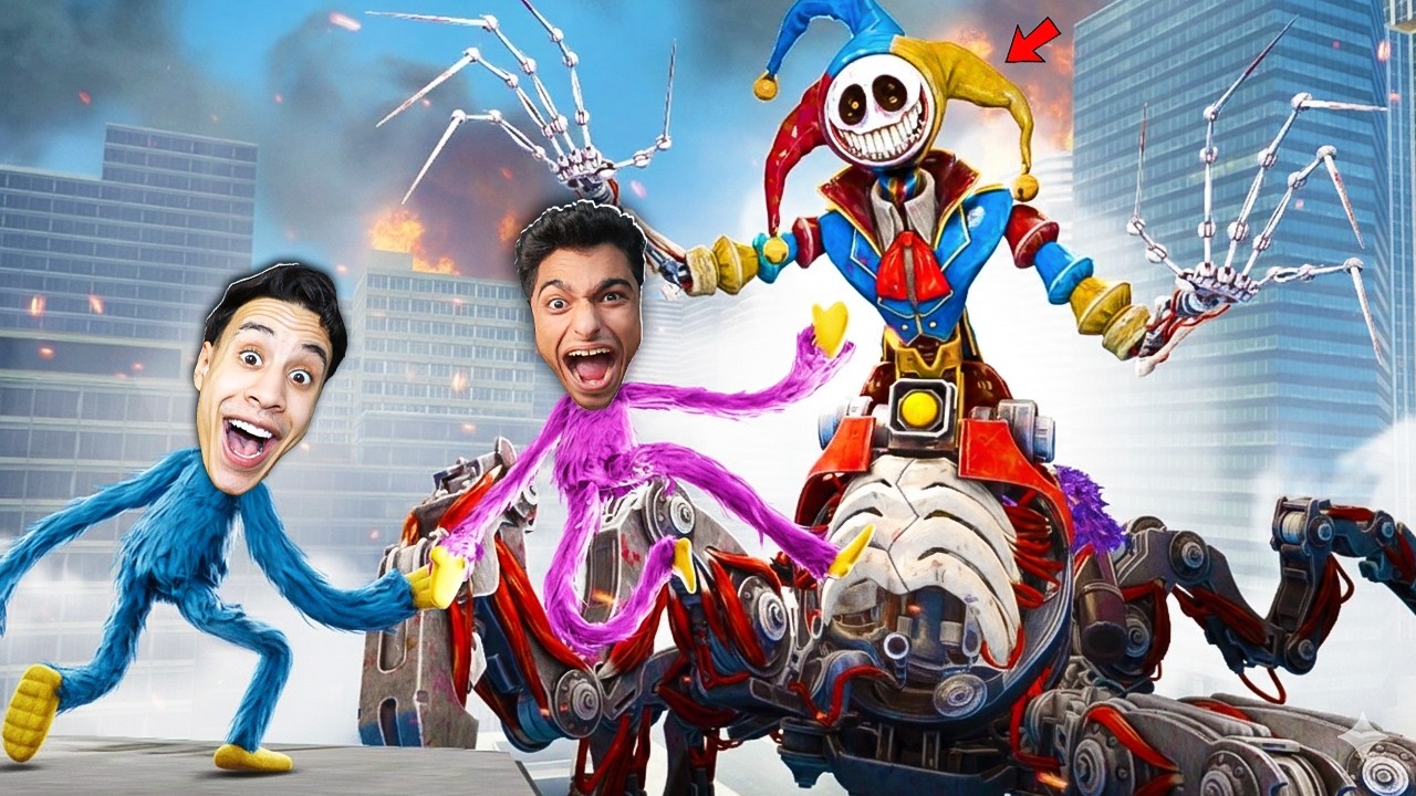 محاولة الهروب من وحش البروتوتايب مع عبدة ماندو كيسي ميسي و ام كامل هاجي واجي.. 🤡🔥 | Garry's Mod