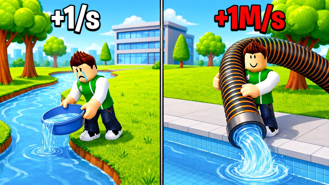 تحدي تصريف المياه | Drain Water Per Click !! 😱💦