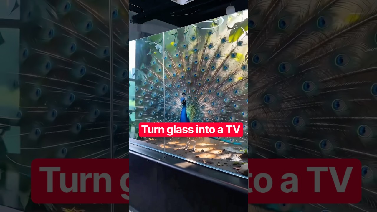 This Tape Turns Any Glass Into A TV… 🤯