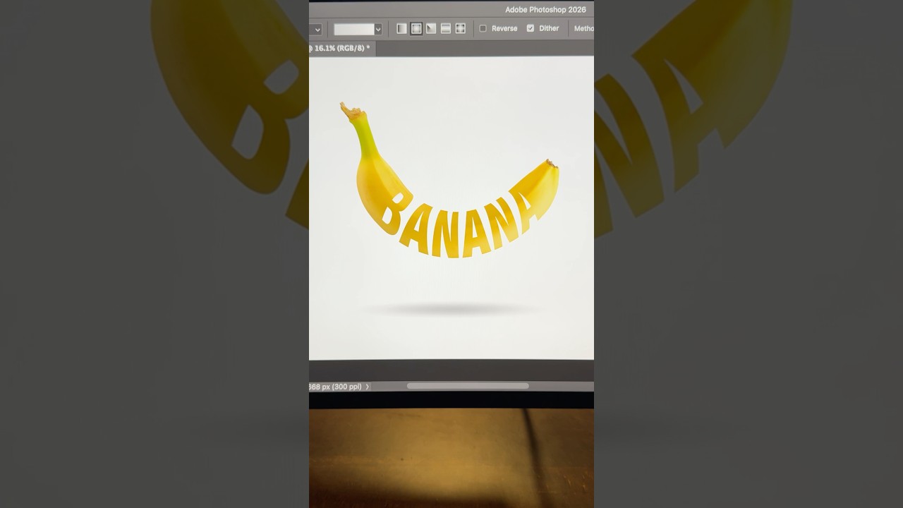 Wrap Text Around Any Object in Photoshop! #Shorts - Published by PiXimperfect