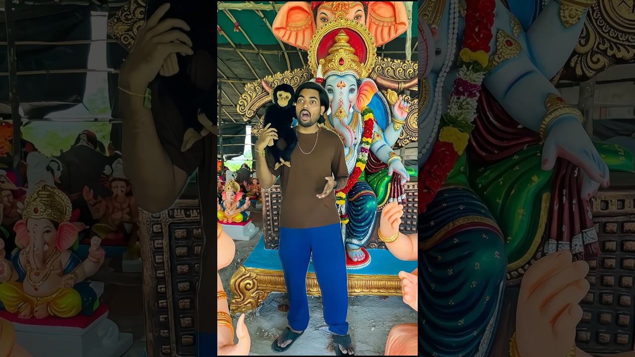 Ganesh Pandaga😜Lastlo😳😂#shorts #ganesh #festival #charanspy #viral
