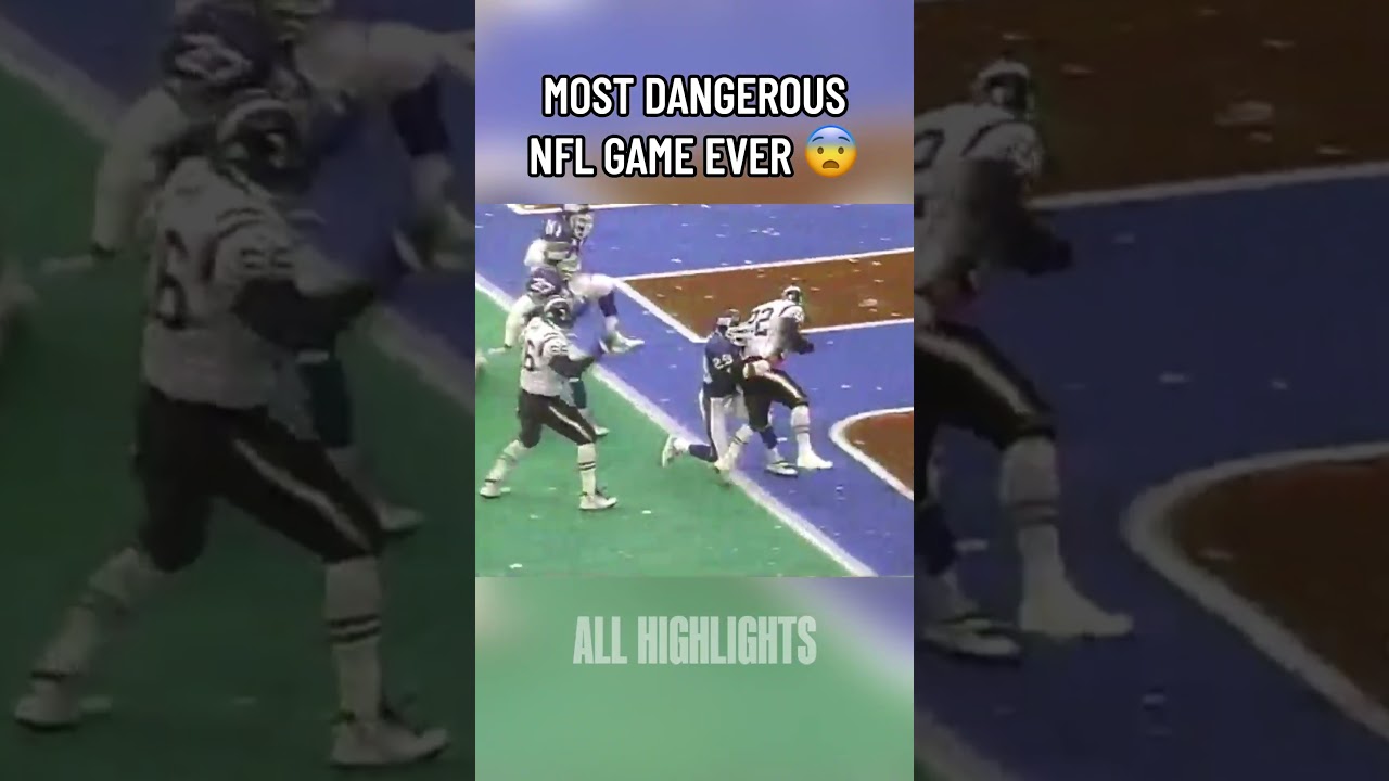 MOST DANGEROUS NFL GAME EVER 😨 #nfl#football#nflshorts#nflmemes#shorts#sports#nflfootball#hits#hit