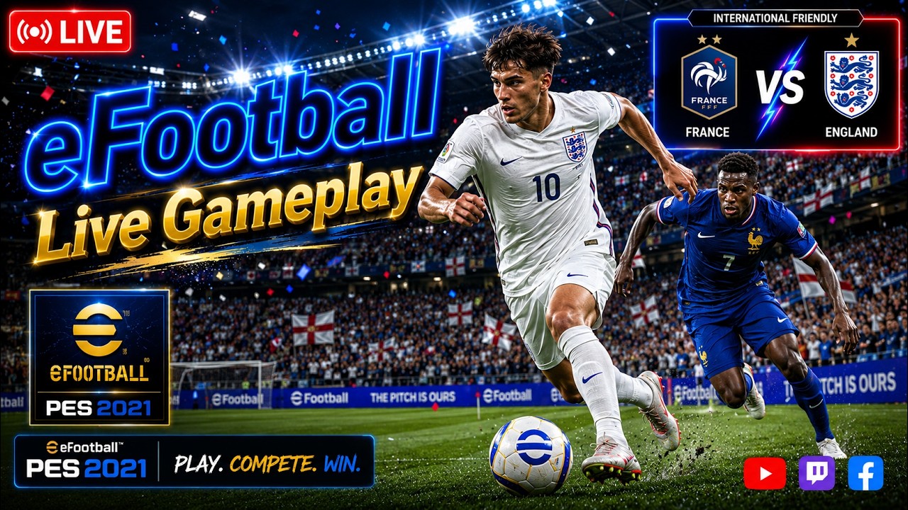 🔴 eFootball PES 2021 LIVE | Football at Its Absolute Finest | Realistic Match Simulation - PRS SOUL