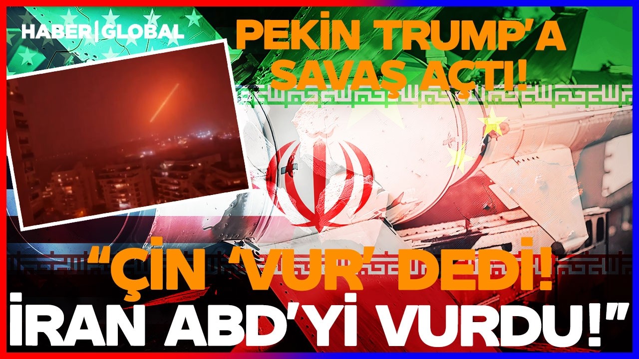 İŞTE O ANLAR! İRAN İSRAİL VE ABD'YE FÜZE YAĞDIRIYOR! "Çin 'Oraları Vur' Diyor!"