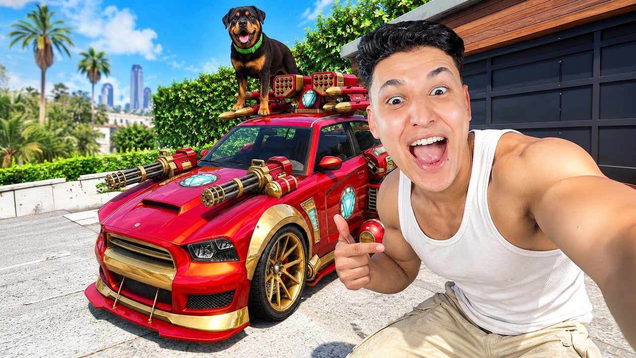 حولت سيارتي إلى سيارة الرجل الحديدي الخارقة في GTA 5!