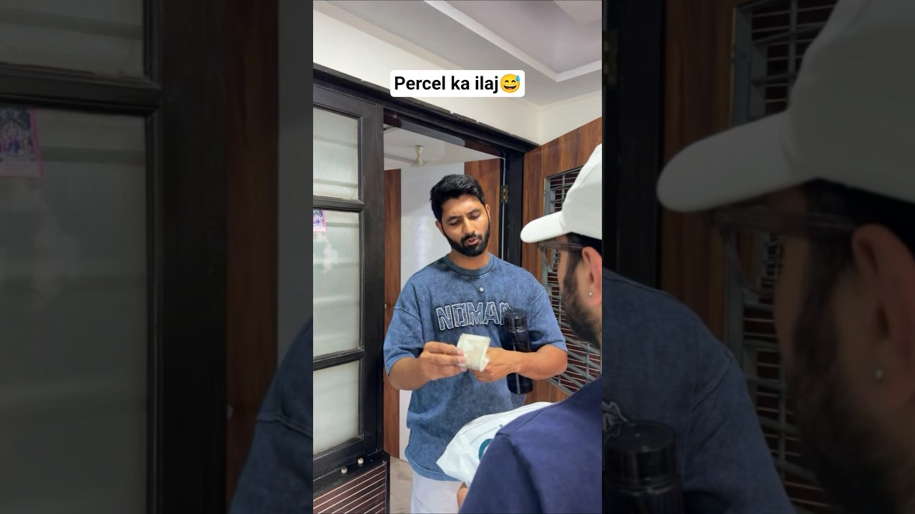 Parcel ka ilaj 😅  | RJ Yuvraaj | Vidhi Shah | #youtubecreator #comedy #creativecontentcreator