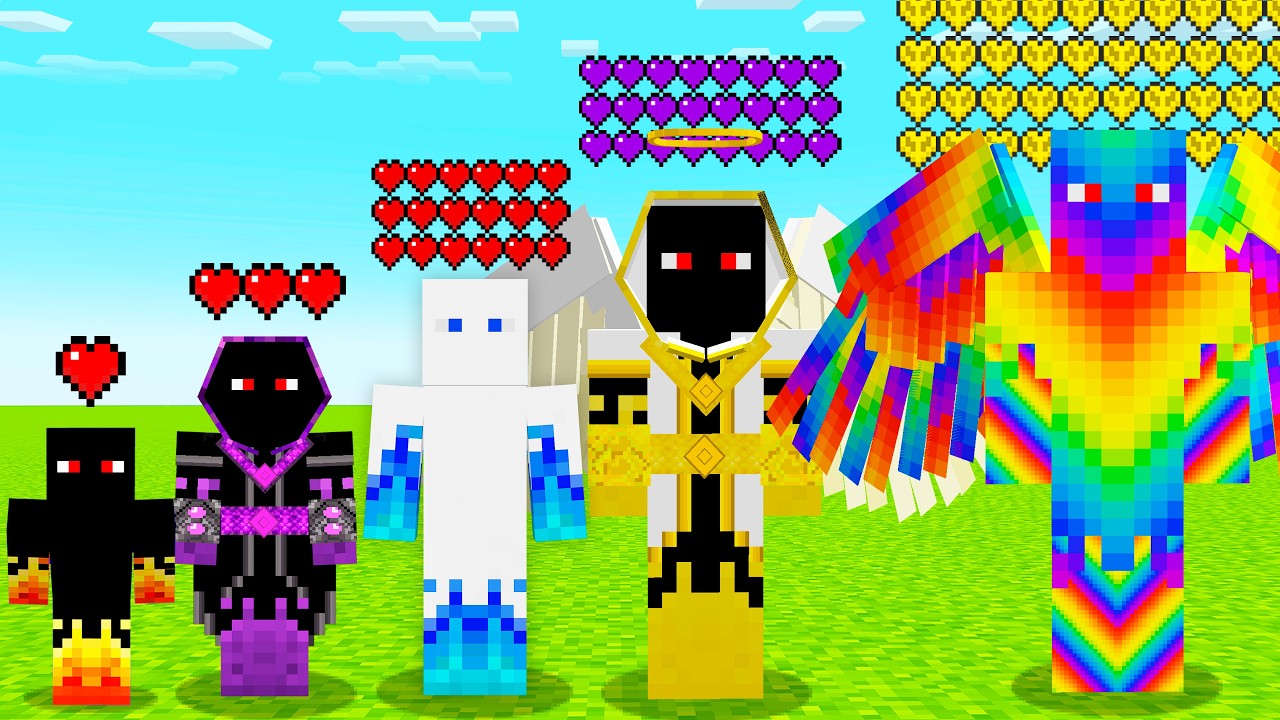 Quanto de VIDA tem CADA ATHOS no Minecraft
