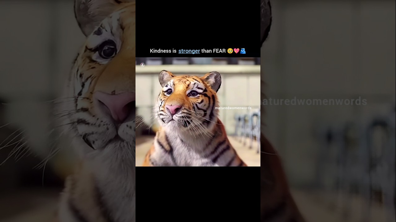 Be Kind 🙏🏻 #animals #loyalty #tigerrobbers #emotional #lifequotes #kindness #beingkind #beinggood