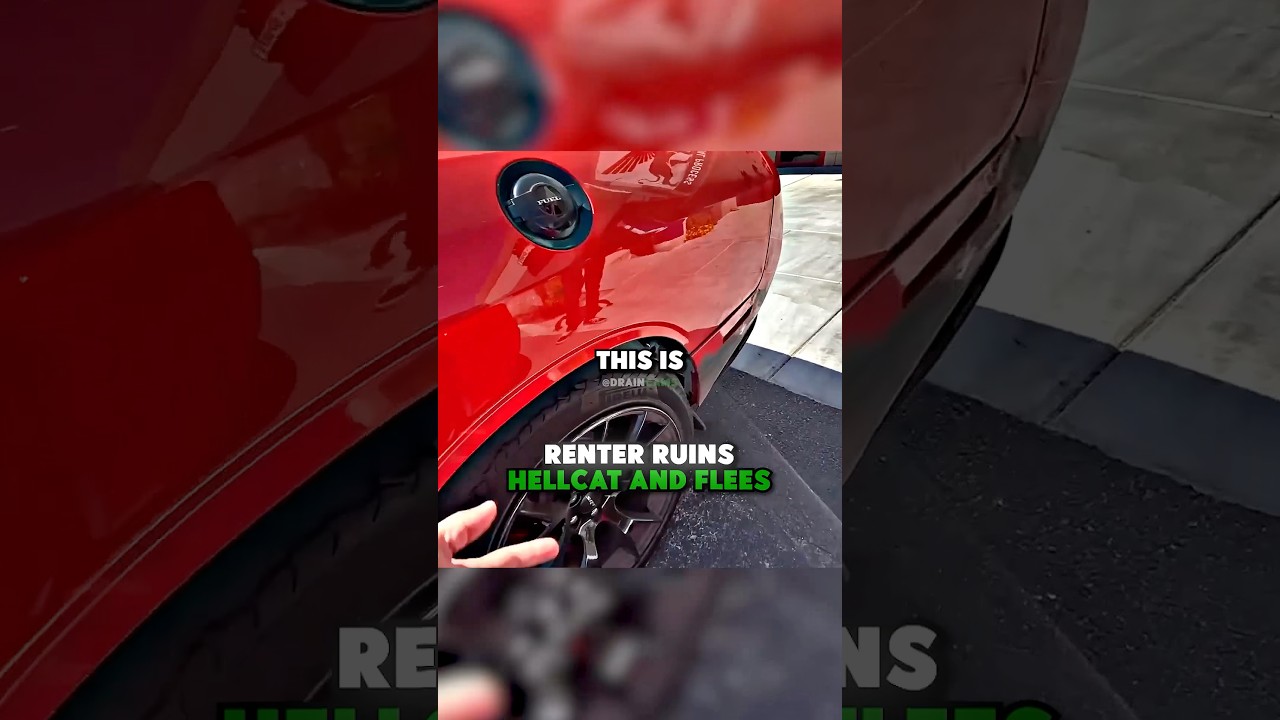 Renter Ruins Hellcat And Disapears 😟 @h@houston.crosta