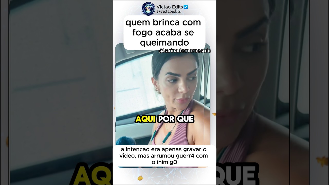 Foi gravar vídeo, mas arrumou guerr4 com o inlmig0… #humor