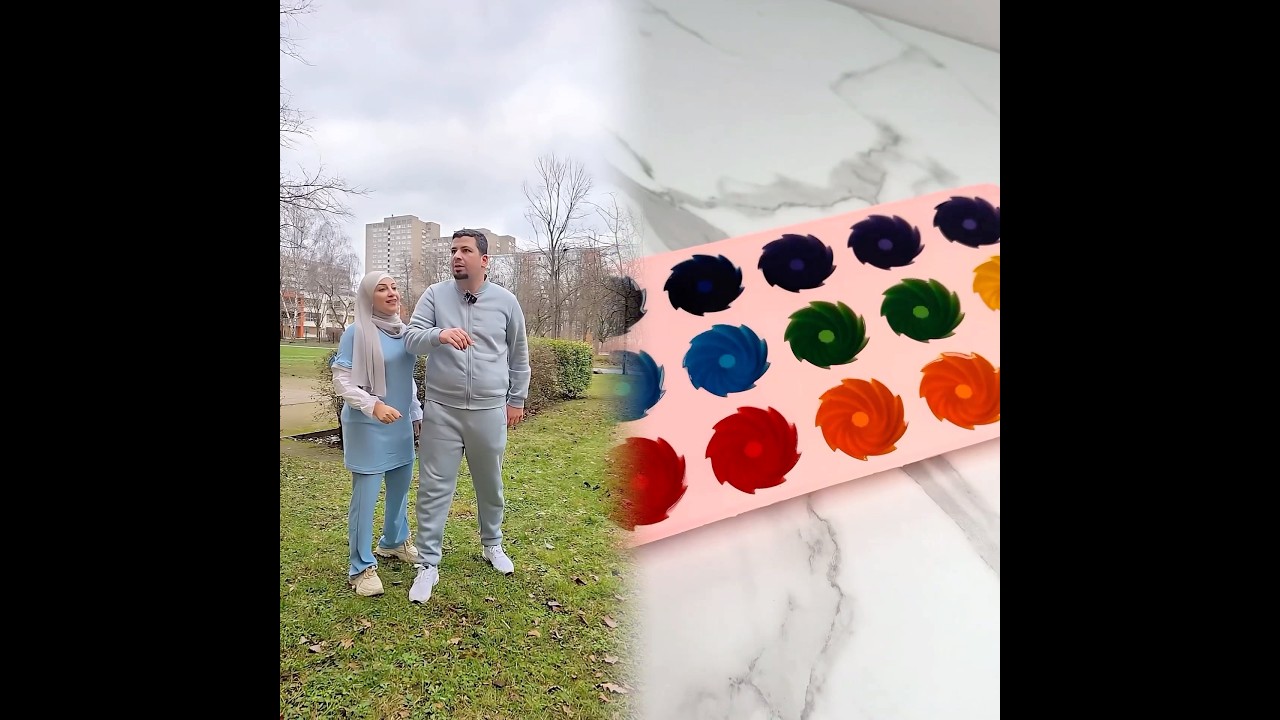 حمزه وسمر. لما تروح مع الزوجة على لعبة الحبار #ضحك #كوميديا #مشاهير #عائلة #زواج #squidgame