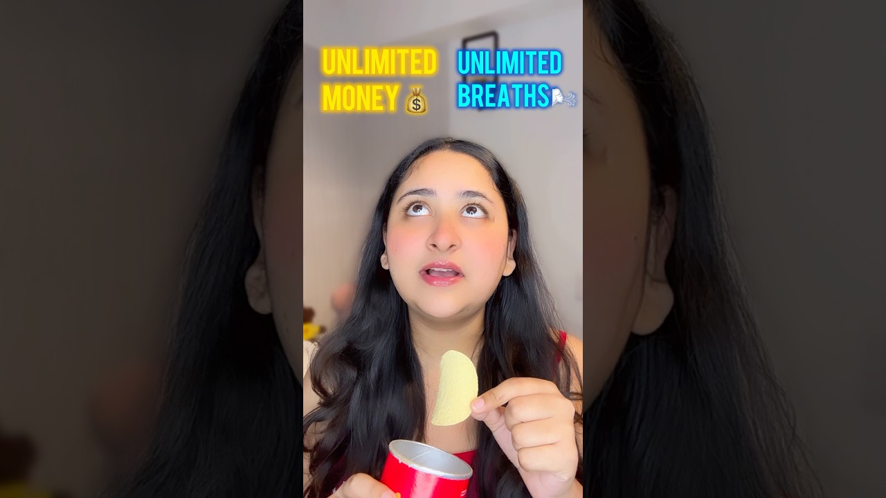 You have to Choose Between Unlimited Money or Breaths #funnyshorts #ytshorts #shorts
