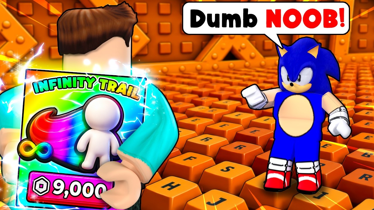 TROLLING NOOBS IN ROBLOX ESCAPE THE KEYBOARD !!