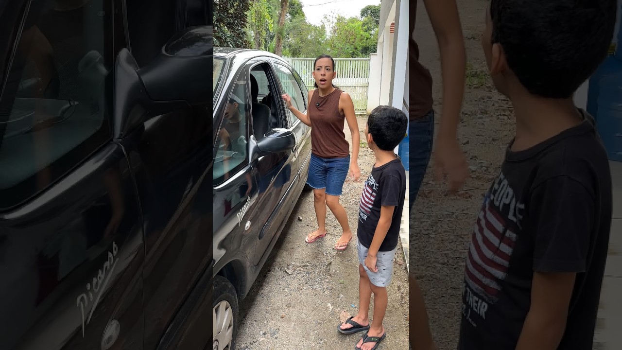 Tira o carro do meu pé 😂😂 #shortsyoutube #shorts