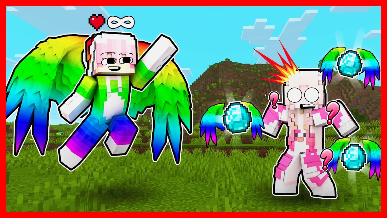 ATUN BERUBAH MENJADI RAINBOW GOD DAN PRANK MOMON !! Feat @sapipurba Minecraft