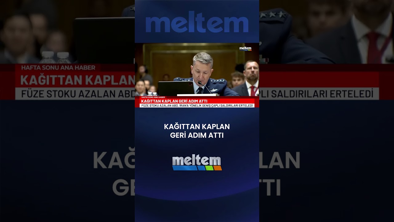 KAĞITTAN KAPLAN GERİ ADIM ATTI #abd #iran