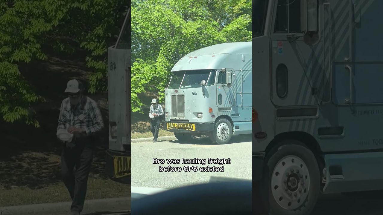 The trailer has been making executive decisions again🤣🤣#truck #semitruck #road #funny #fyp