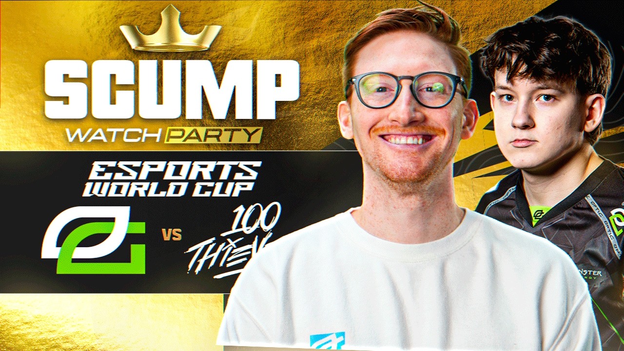 OpTic GAMING vs 100 THIEVES!! (MAPS 3-5) | SCUMP WATCH PARTY - ESPORTS WORLD CUP DAY 2