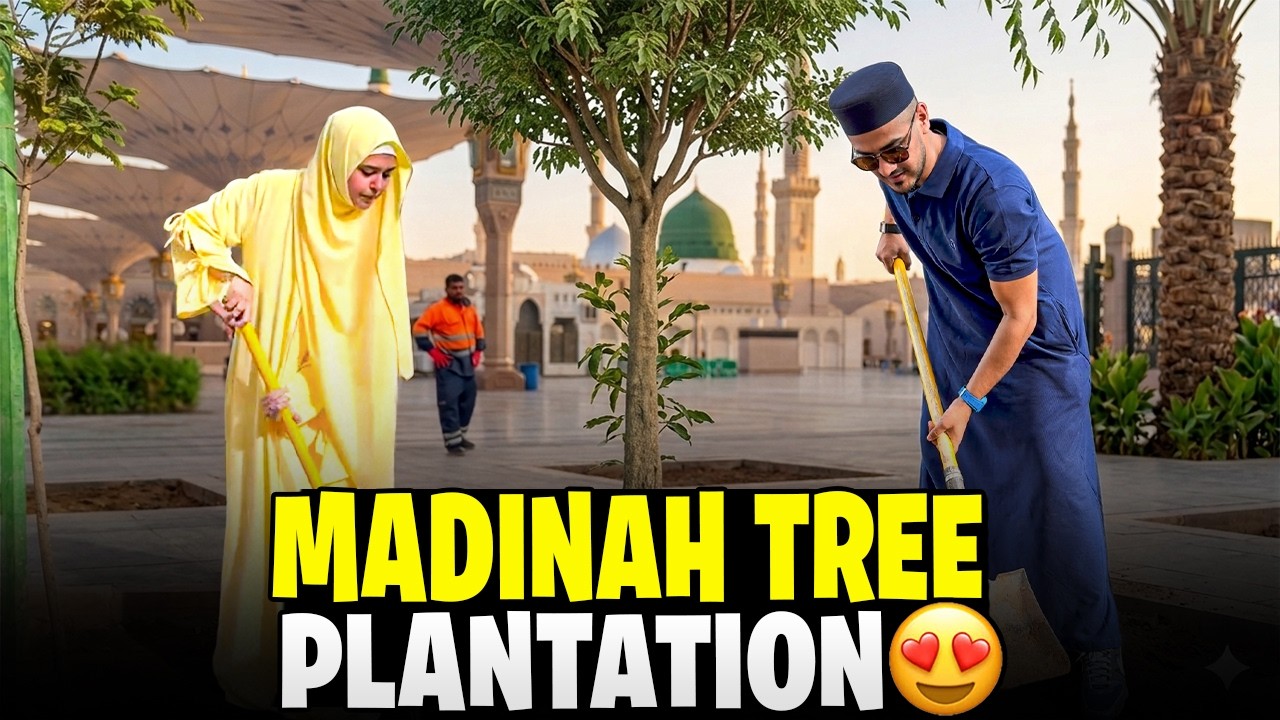 Madinah Main Humny Tree 🌴 Plantation Ki || Best Ever Madinah Trip 😍