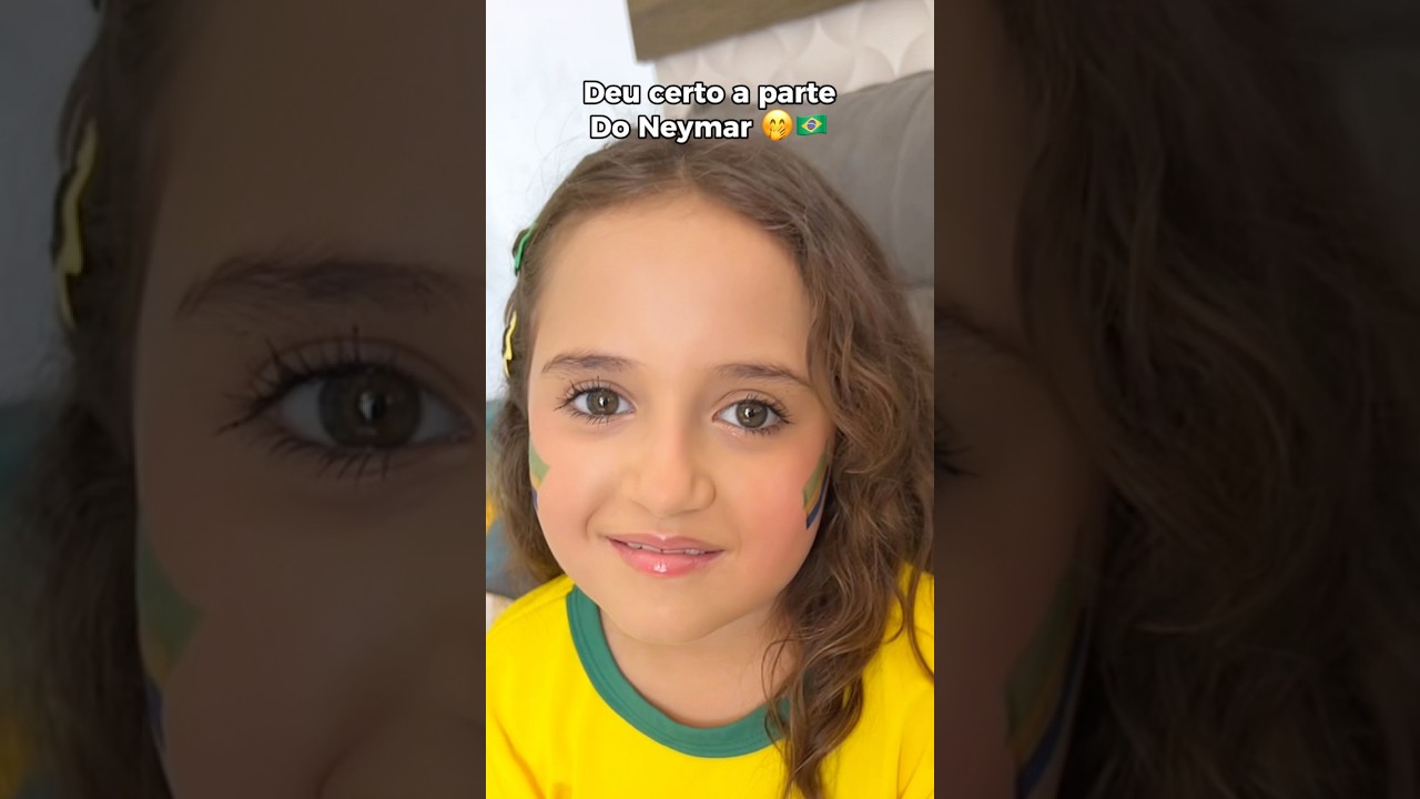 Ana triste pq errou a parte do Neymar, mas depois deu tudo certo 🤗🇧🇷 #toiaeana