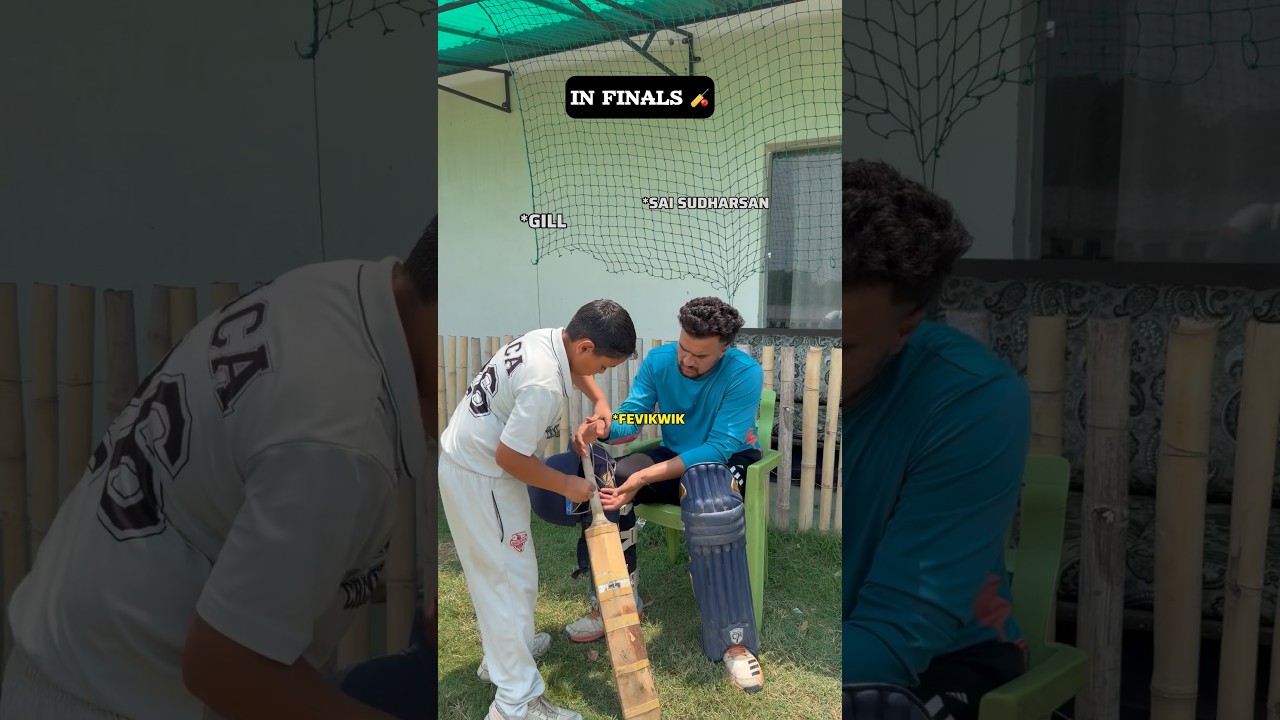 Preparing For The Final 😂 #cricketwithvishal #shorts